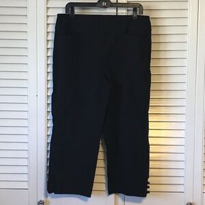 Allison Daley Womens Black Casual Pants